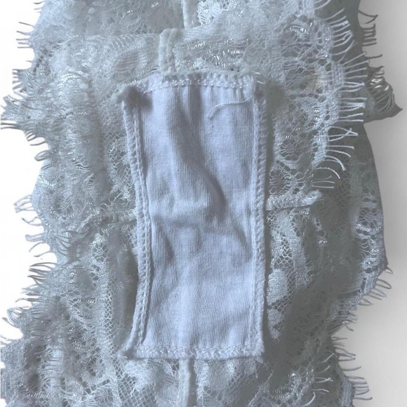 Oh La La Cheri Bridal Naomi Eyelash Lace Halter Teddy Women's Size S/M Paris - Picture 8 of 8